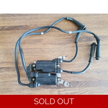 1985-86 Honda VF700C VF750C Ignition Coils and Wires 30510-MA6-013 30751-MK3-000